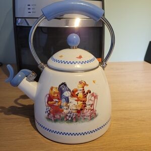 Winnie the Pooh Themed Kettle with Blue Accents